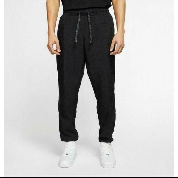 Nike Flight Series Basketball Black Track Pants Joggers Men’s Size Medium - Picture 1 of 11